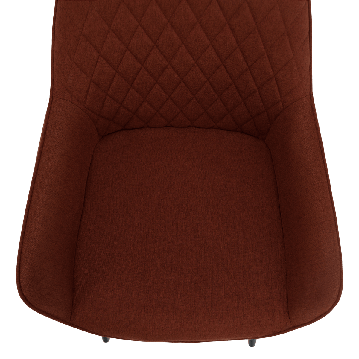 Scaun de design KOMOTINI, maro/negru, 55.5x58.5x83.5 cm Kondela