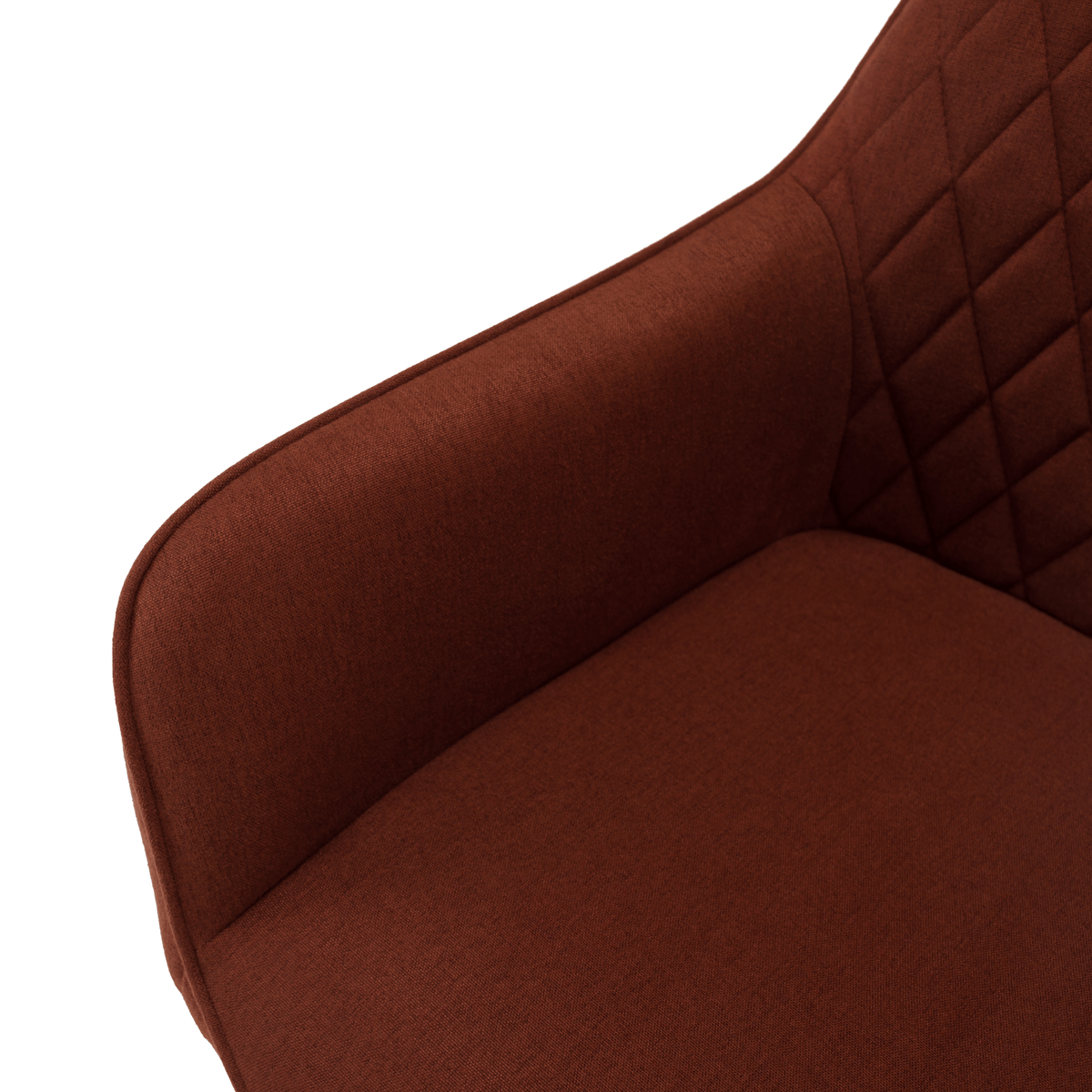 Scaun de design KOMOTINI, maro/negru, 55.5x58.5x83.5 cm Kondela
