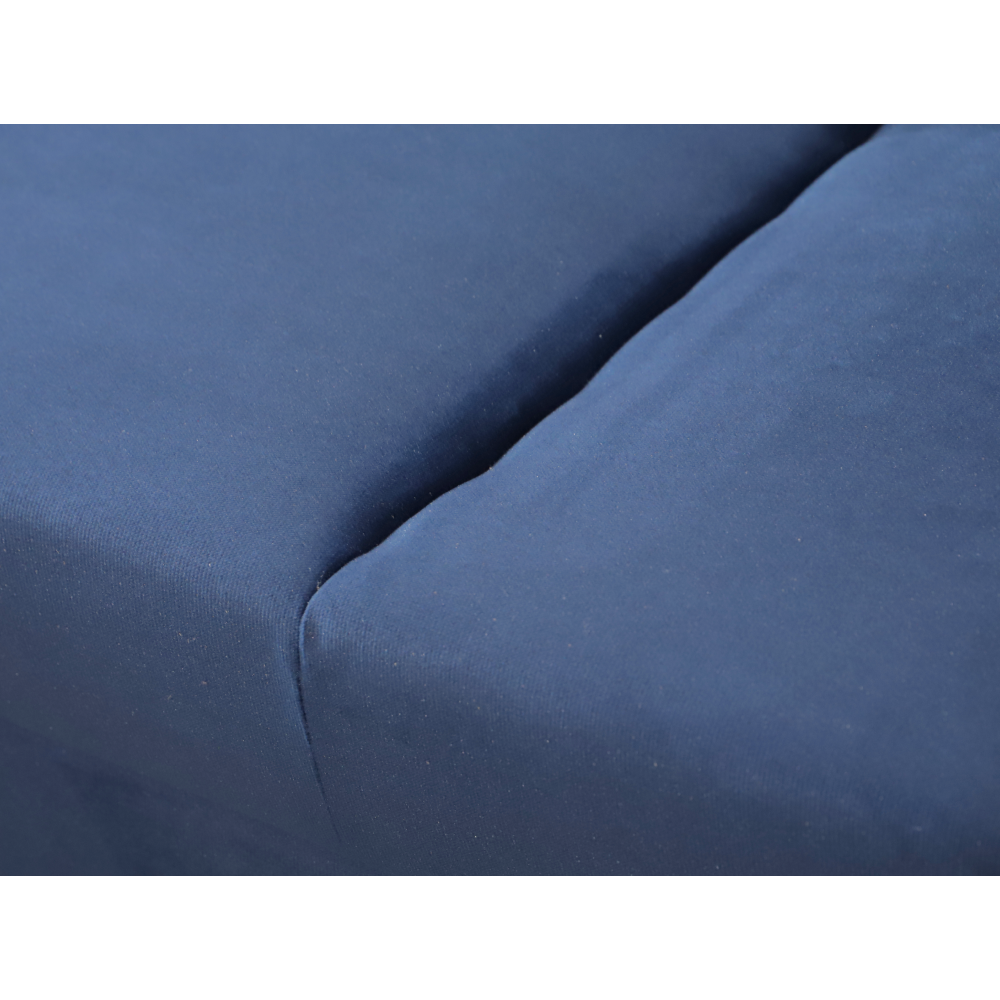 Canapea extensibilă NOVARA, albastră, 222x95x70 cm Kondela