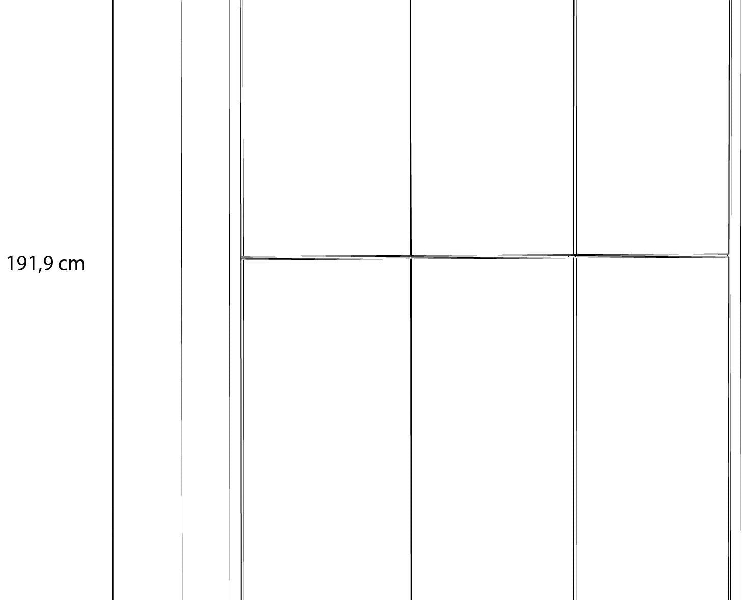 Pantofar cu sase usi Alice , verde salvie , 109,2 cm latime Arboteca