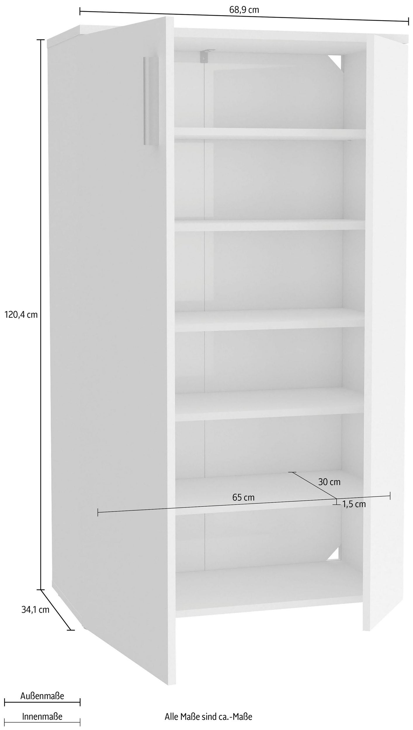 Pantofar Boots , Alb-Stejar , 69 cm latime Arboteca