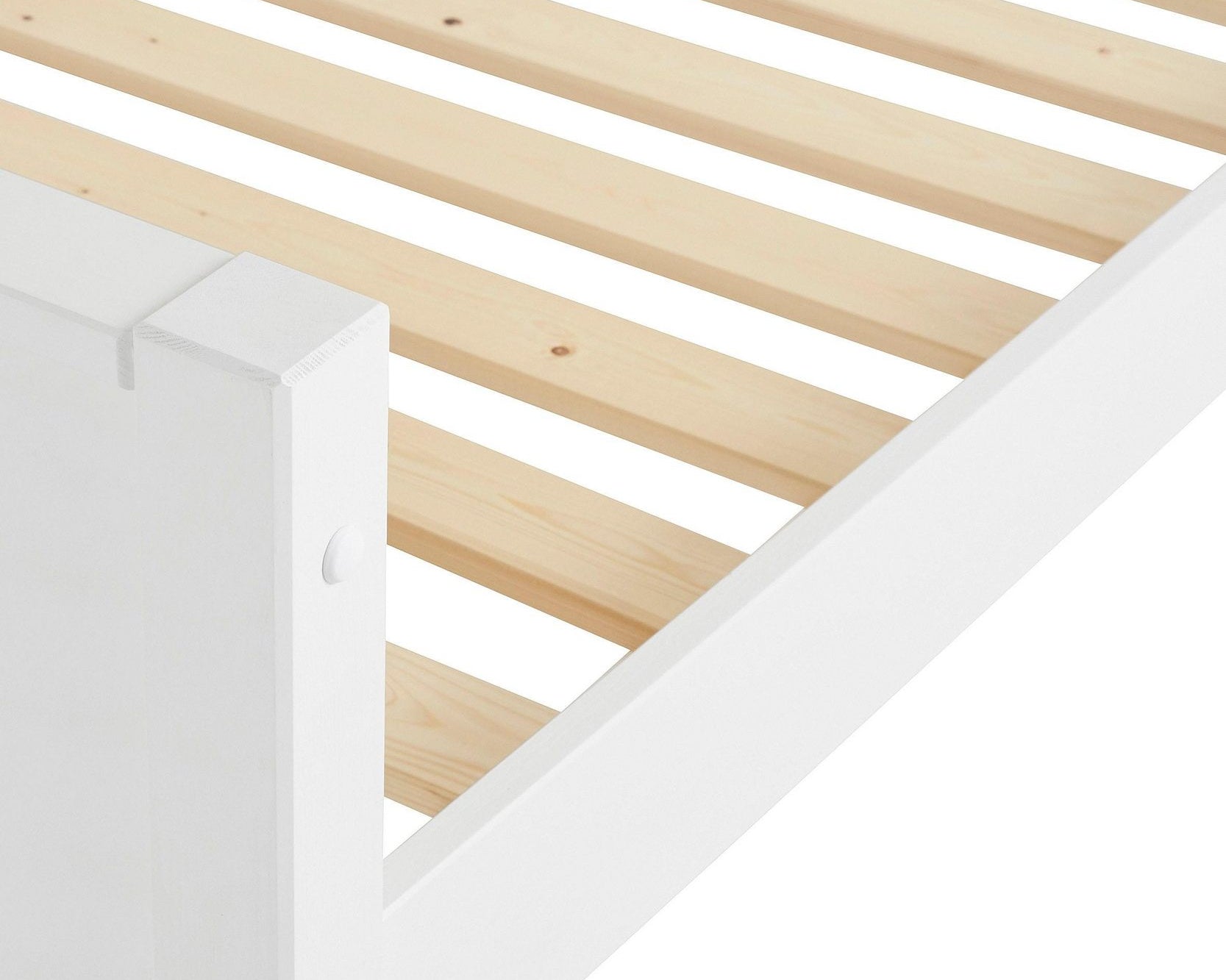 Pat Tipo , 90 x 200 cm , Lemn Masiv , Alb Arboteca