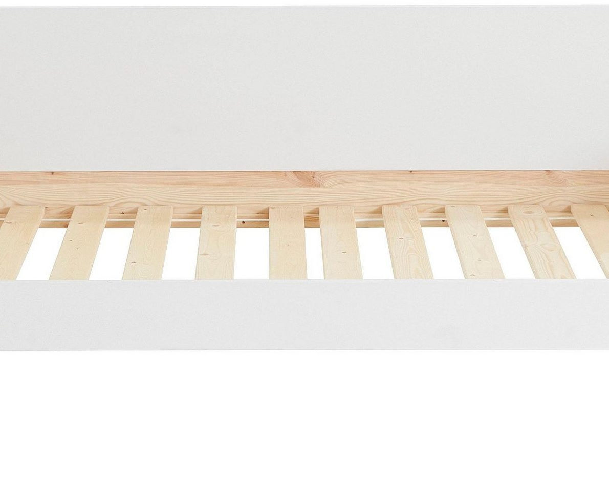 Pat Tipo , 90 x 200 cm , Lemn Masiv , Alb Arboteca