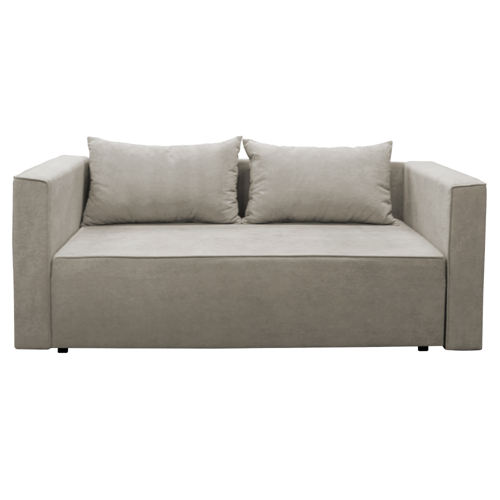 Canapea extensibilă IMOLA, bej gri Taupe, pe dreapta, 191x80x75 cm Kondela