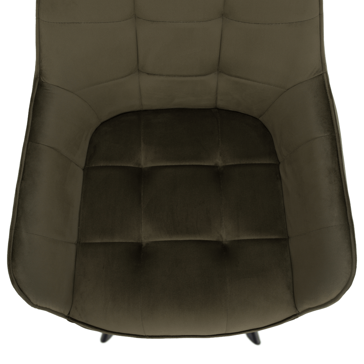 Scaun de design LECTOURE, Velvet verde/negru, țesătură Bluvel 77/metal, 58.5x62x84.5 cm Kondela