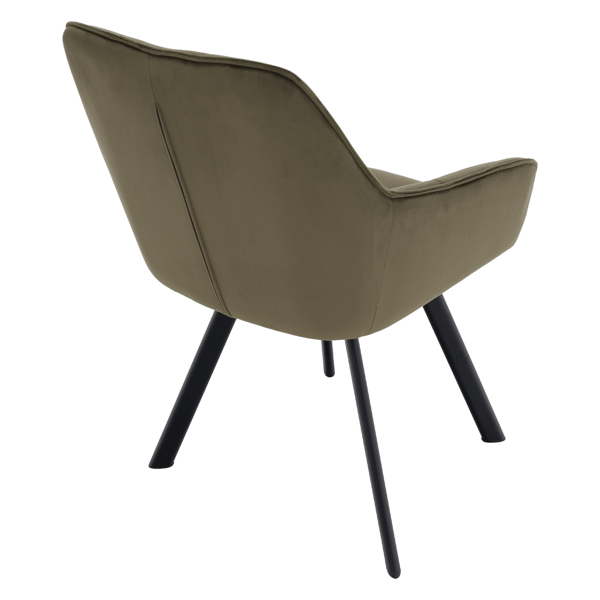 Scaun de design LECTOURE, Velvet verde/negru, țesătură Bluvel 77/metal, 58.5x62x84.5 cm Kondela