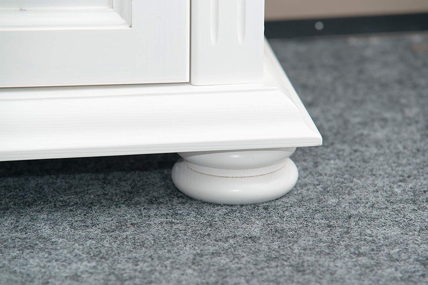 Comoda TV Amelie , Lemn masiv, 137x45x65cm, Alb Arboteca