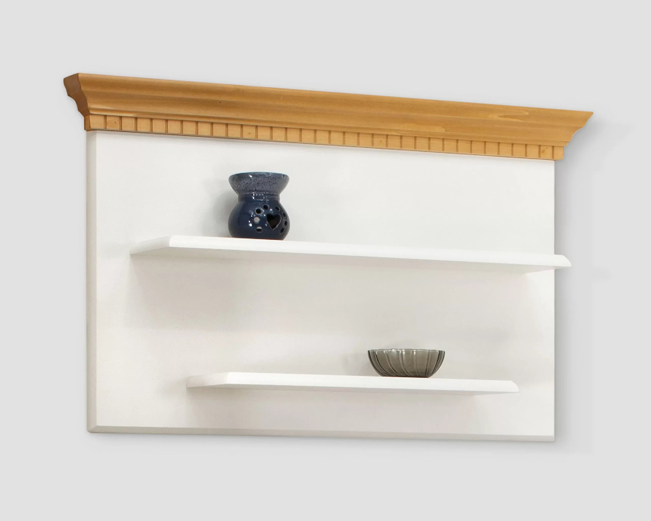 Set living Bavaria din lemn masiv, 220 cm, 4 piese Arboteca