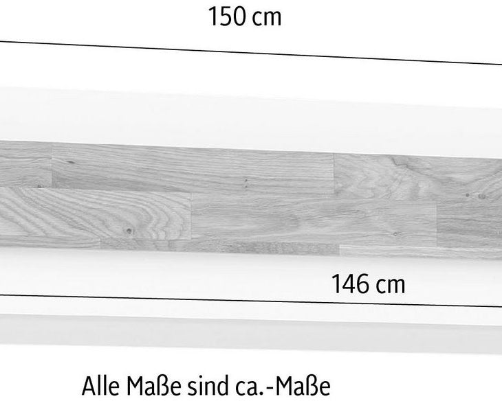 Poliță de perete Voyage, 150 cm Arboteca