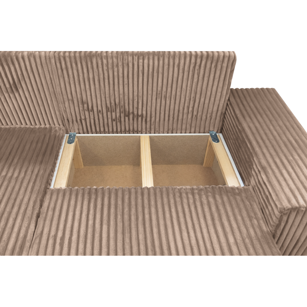 Set de canapele universal, gri-maro Taupe, PREMA ROH UNI Kondela