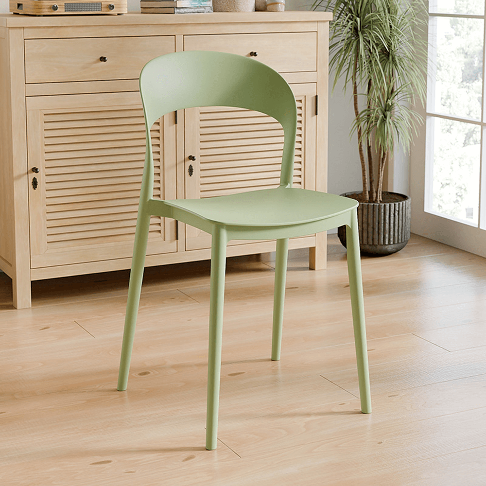 Scaun stivuibil XATIVA, verde, 44x47x77 cm Kondela