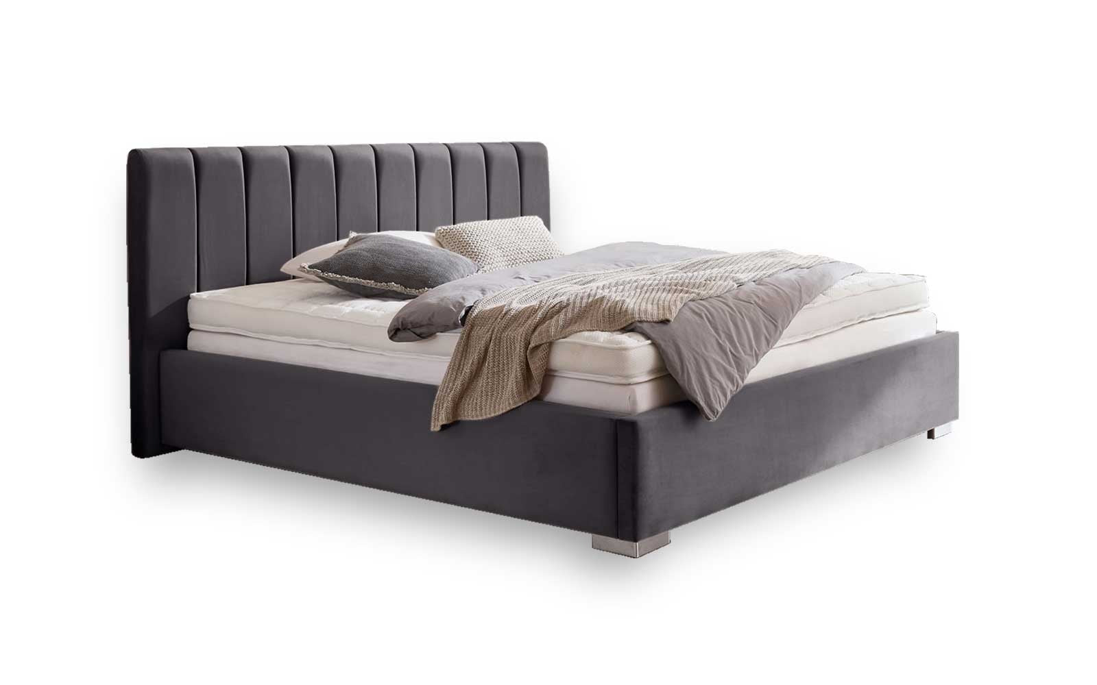 Pachet Pat + Saltea 160x200 Premium Double Swing-Antracit Arboteca