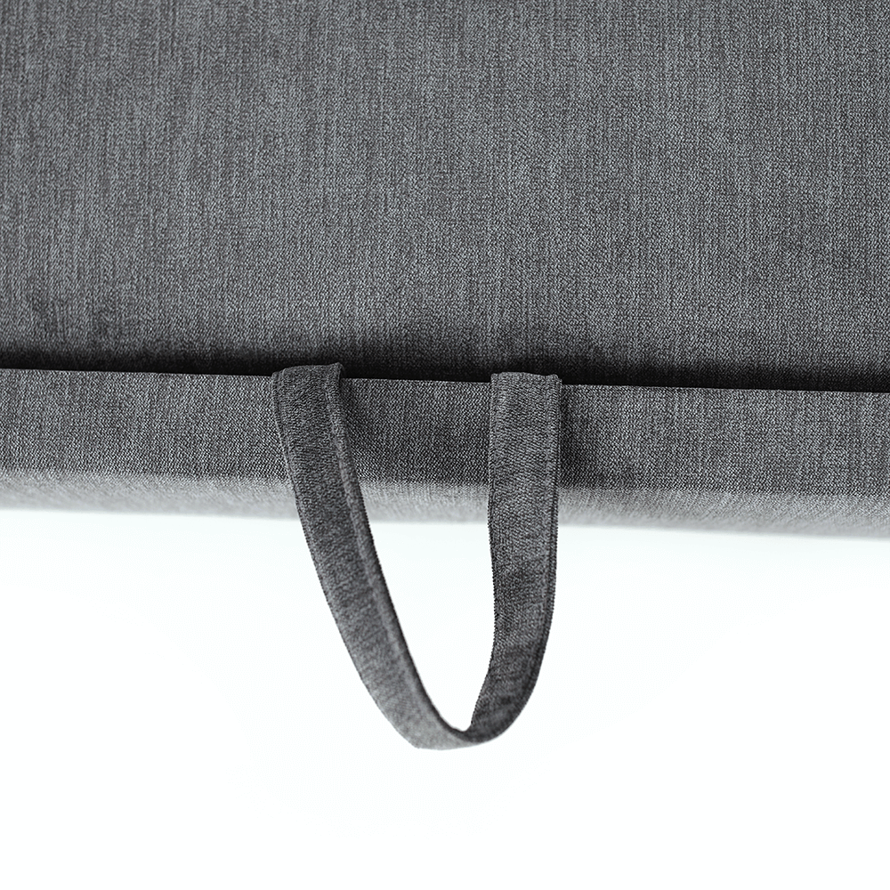 Colțar extensibil ARLES, material textil gri, pe dreapta Kondela
