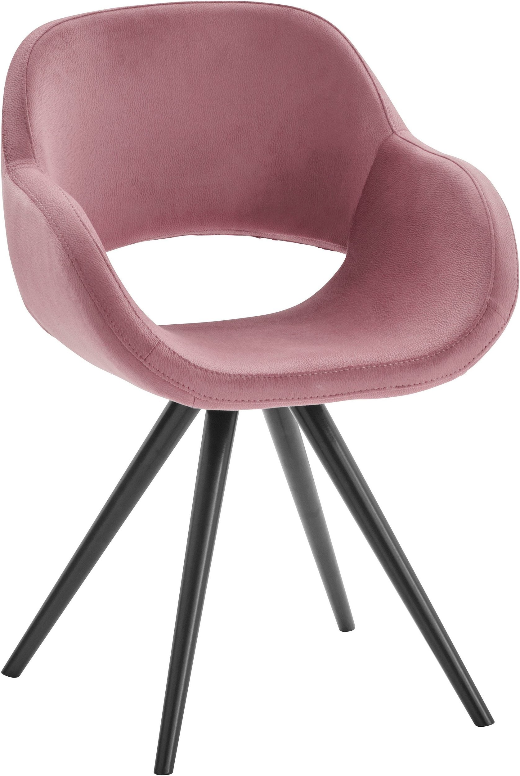 Set de patru scaune tapitate Aurora, Roz Arboteca