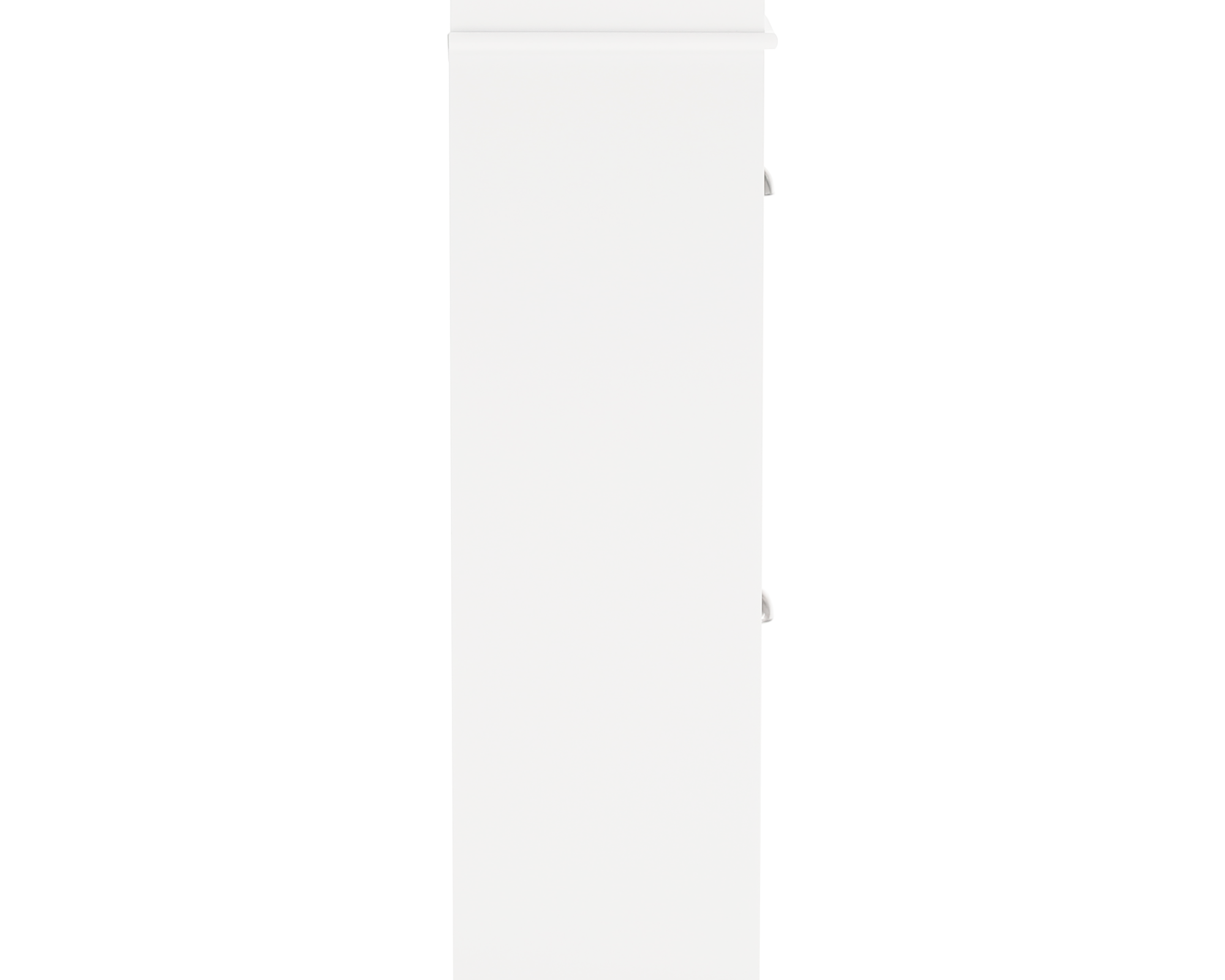 Pantofar SEBER TIP 1, 2 uși, alb/gri, 53,5 cm Kondela