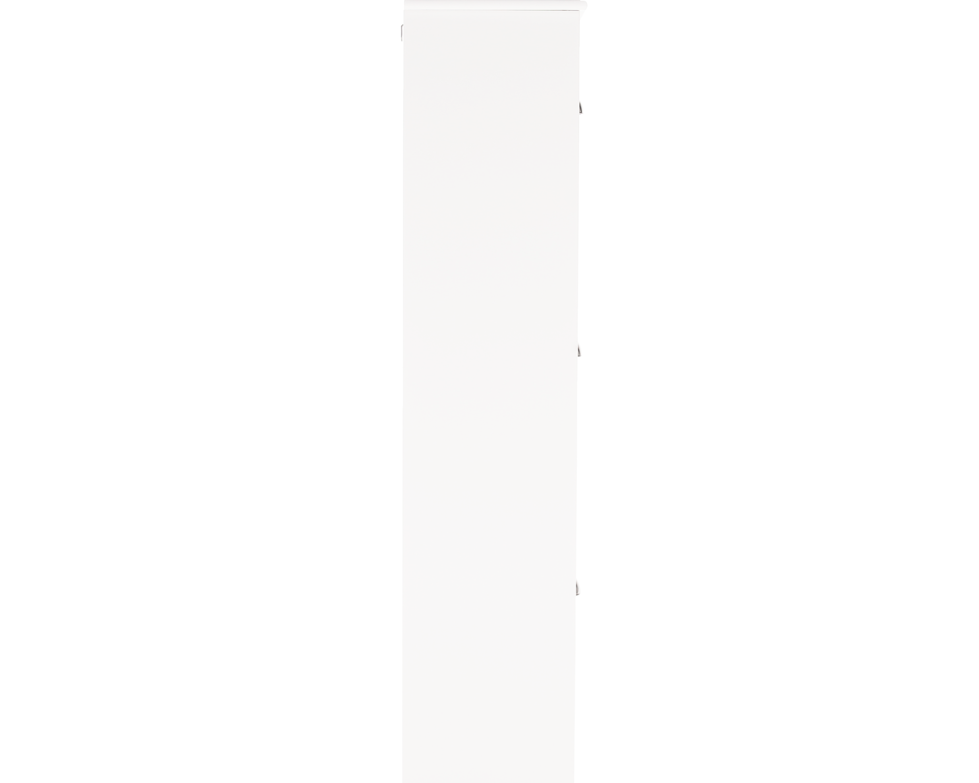 Pantofar SEBER TYP 2, 3 uși, gri/alb, 53,5 cm Kondela