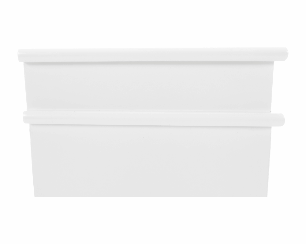 Pantofar SEBER TYP 2, 3 uși, alb, 53,5 cm Kondela