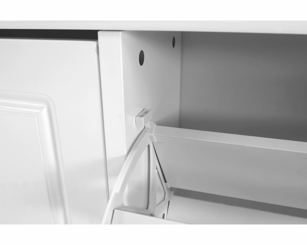 Pantofar SEBER TYP 4, 2 uși, alb, 104 cm Kondela