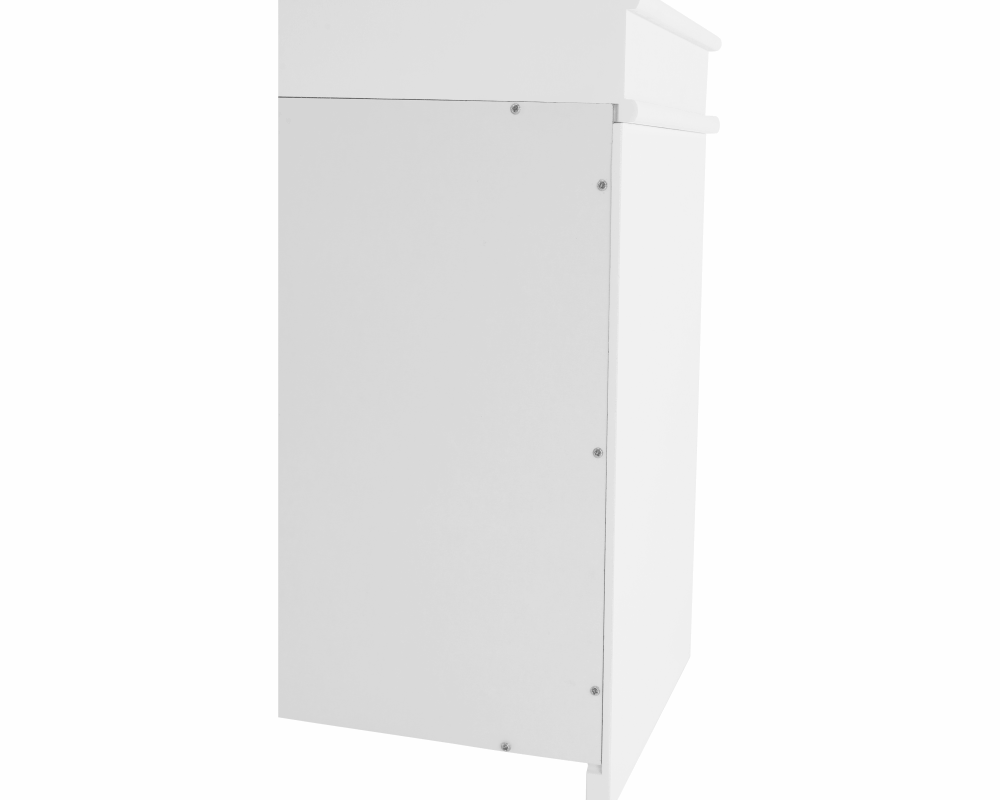 Pantofar SEBER TYP 4, 2 uși, alb, 104 cm Kondela