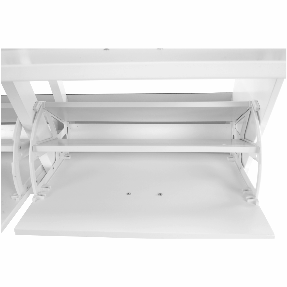 Pantofar SEBER TYP 5, 2 uși, alb, 105 cm Kondela