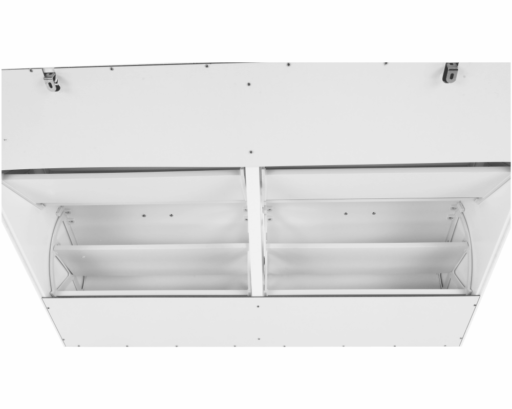 Pantofar SEBER TYP 5, 2 uși, alb, 105 cm Kondela