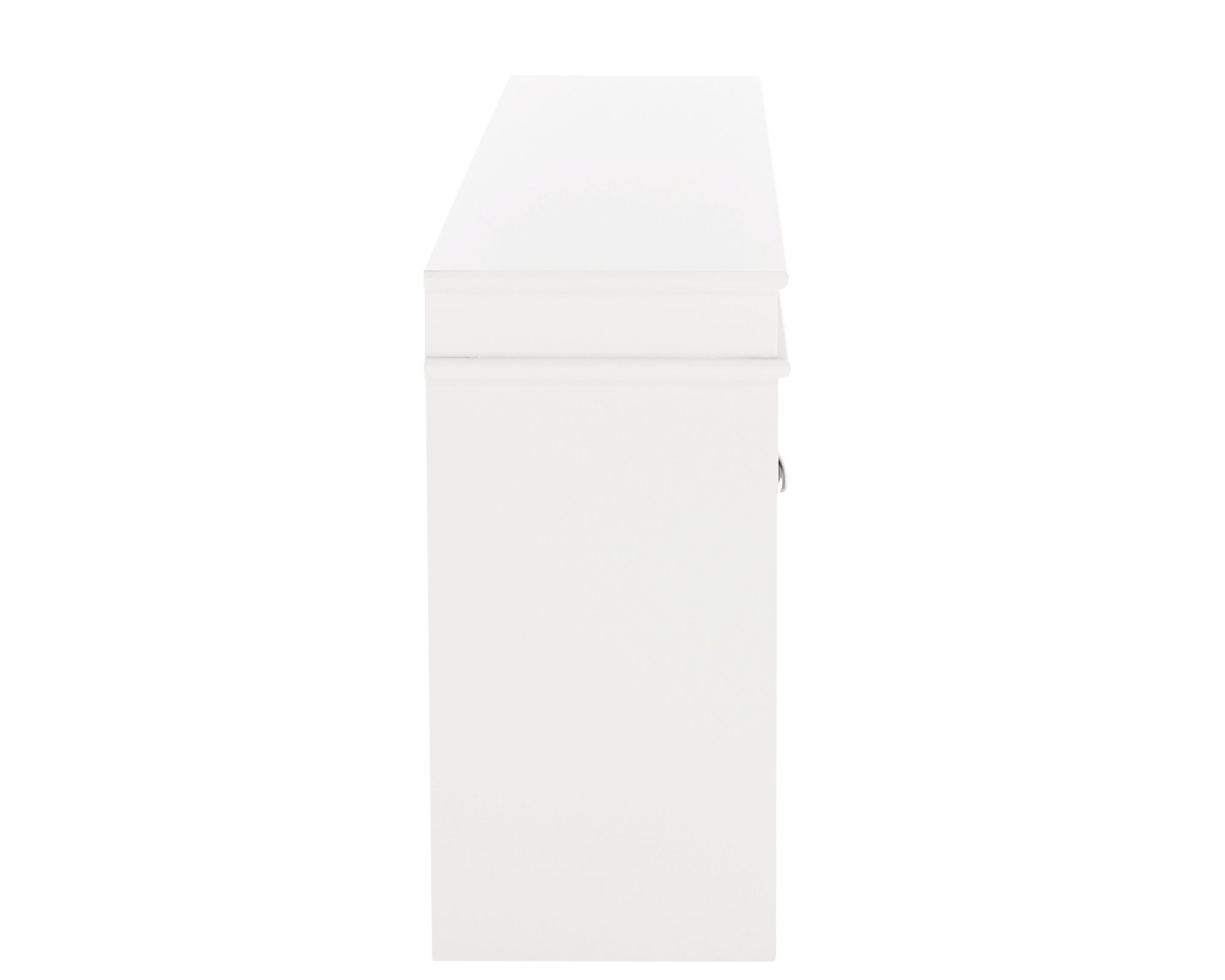 Pantofar SEBER TYP 4, 2 uși, alb/gri, 104 cm Kondela