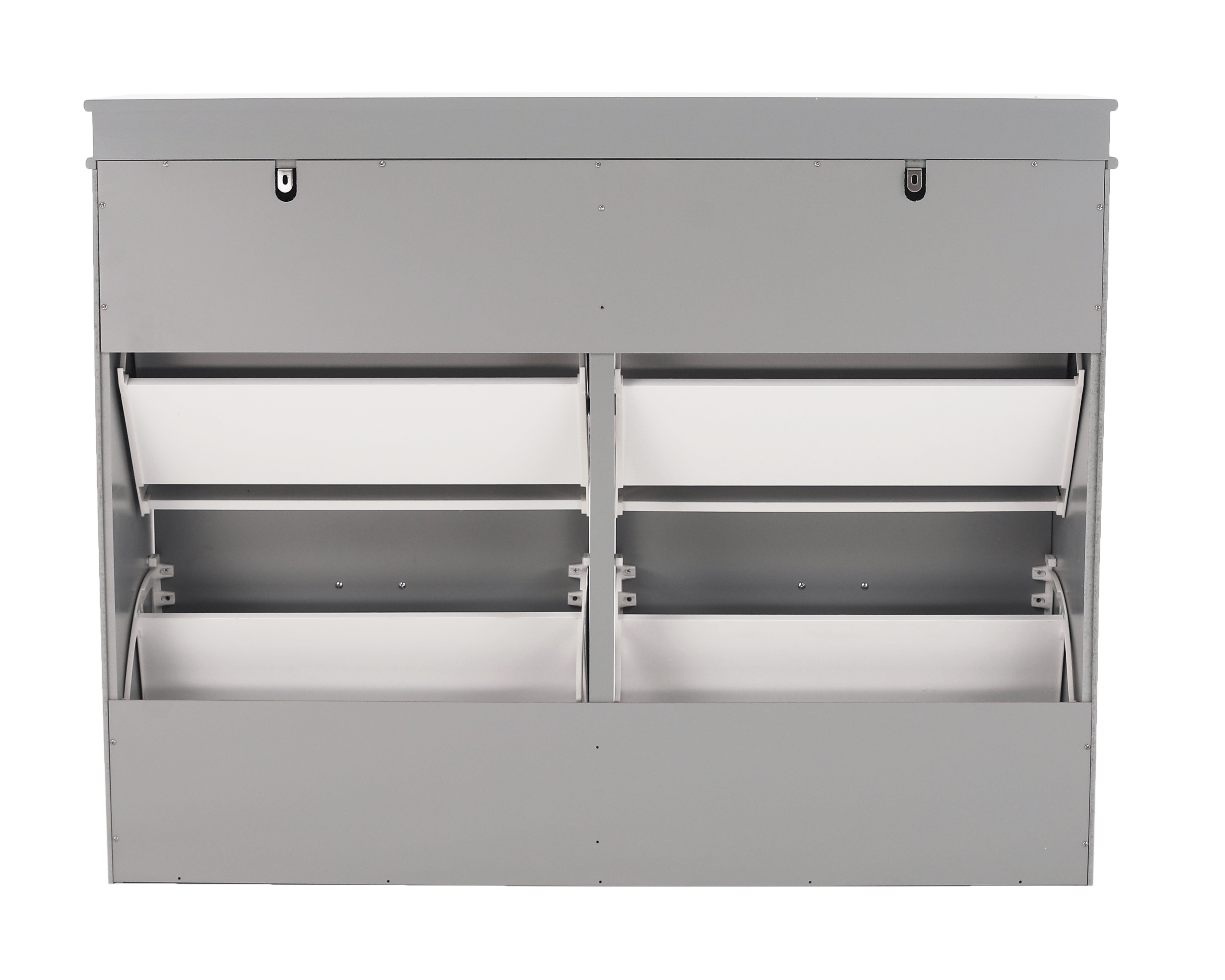 Pantofar SEBER TYP 5, 2 uși, gri, 105 cm Kondela