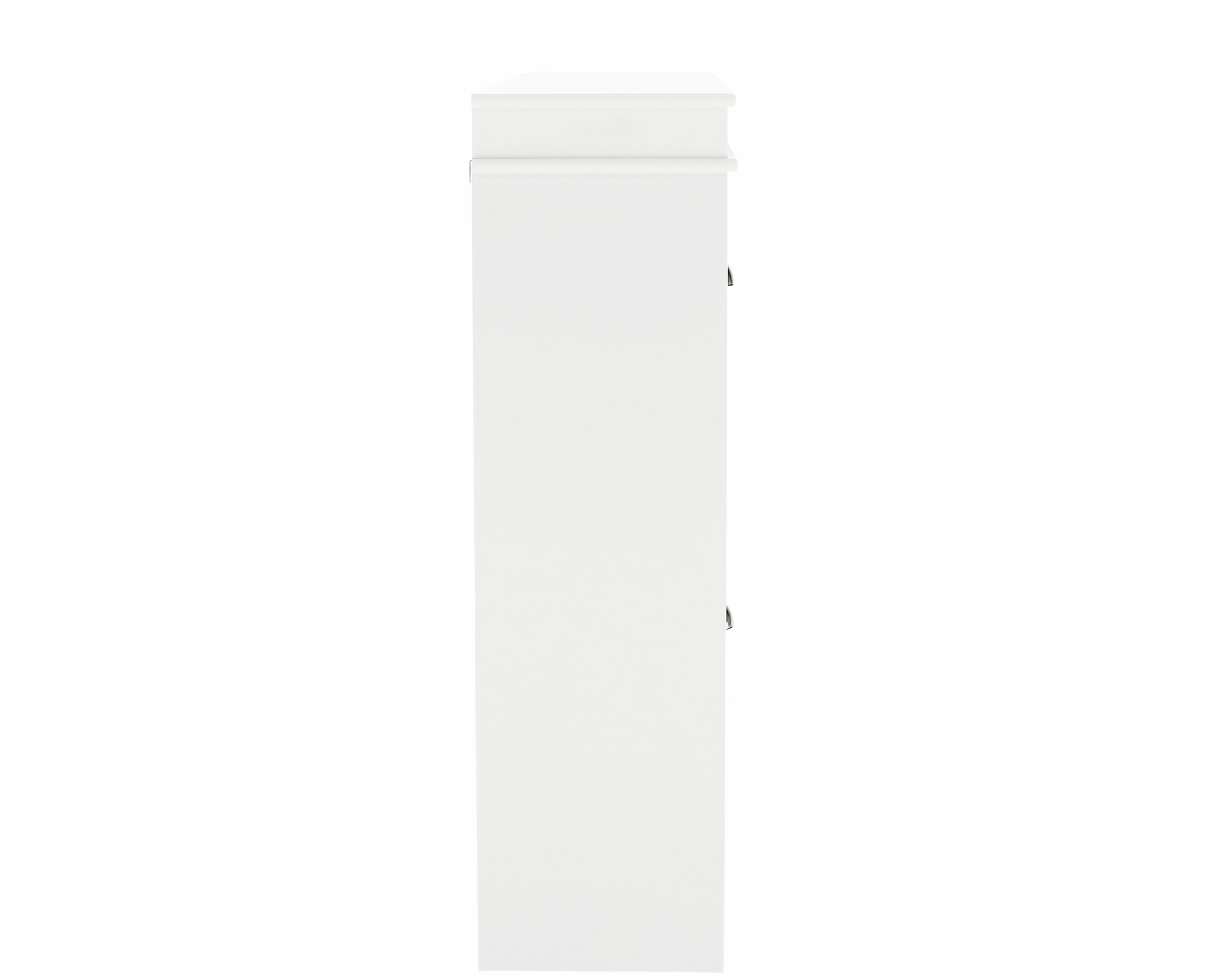 Pantofar SEBER TYP 5, 2 uși, gri/alb, 105 cm Kondela