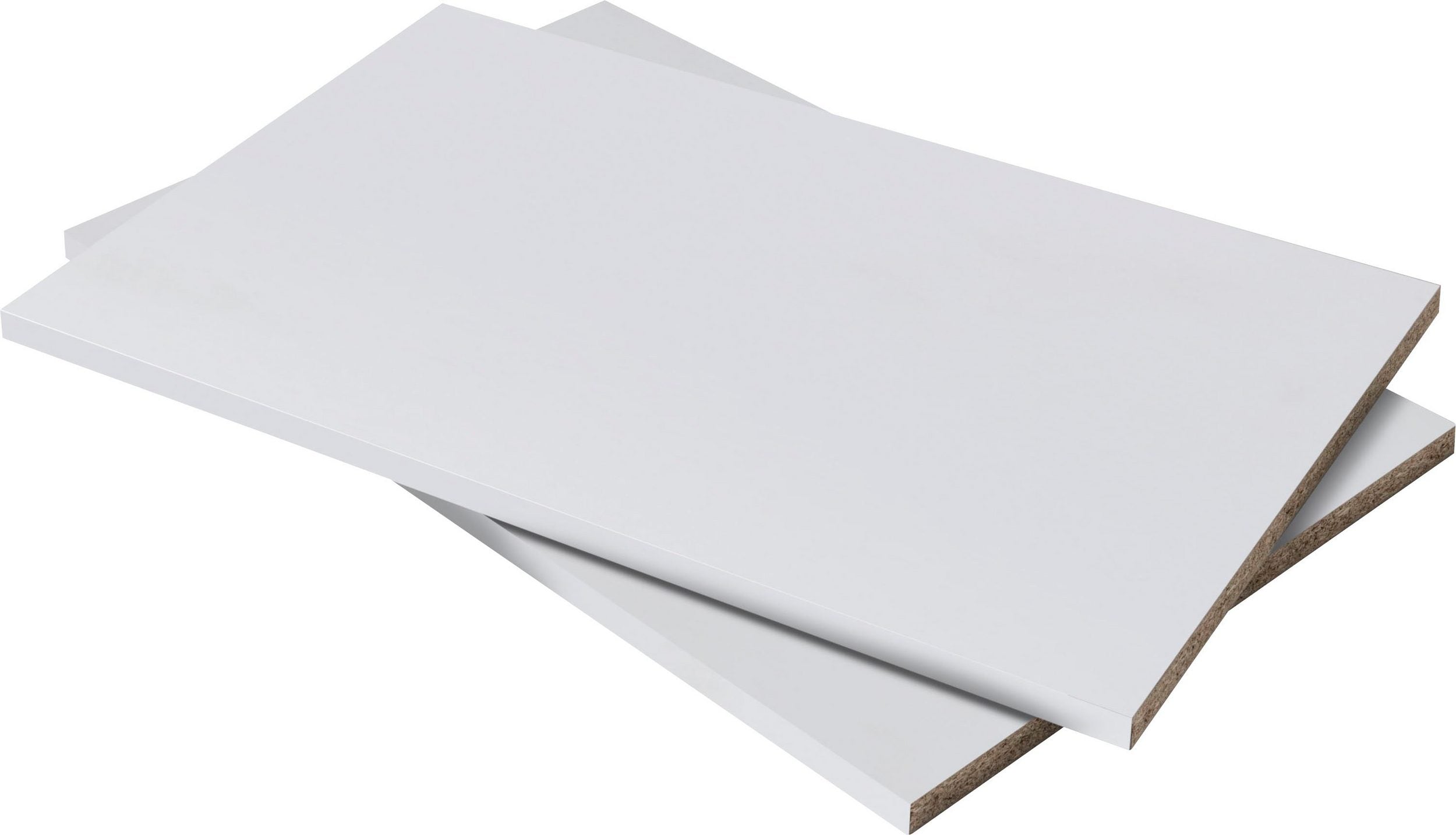 Set de doua rafturi pentru dulap, Alb, 82.6 cm latime Arboteca