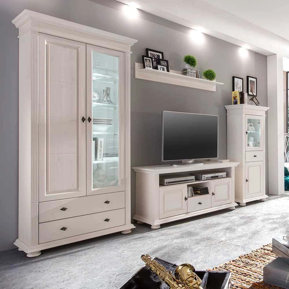 Set Living Amelie, Lemn Masiv, Alb Arboteca