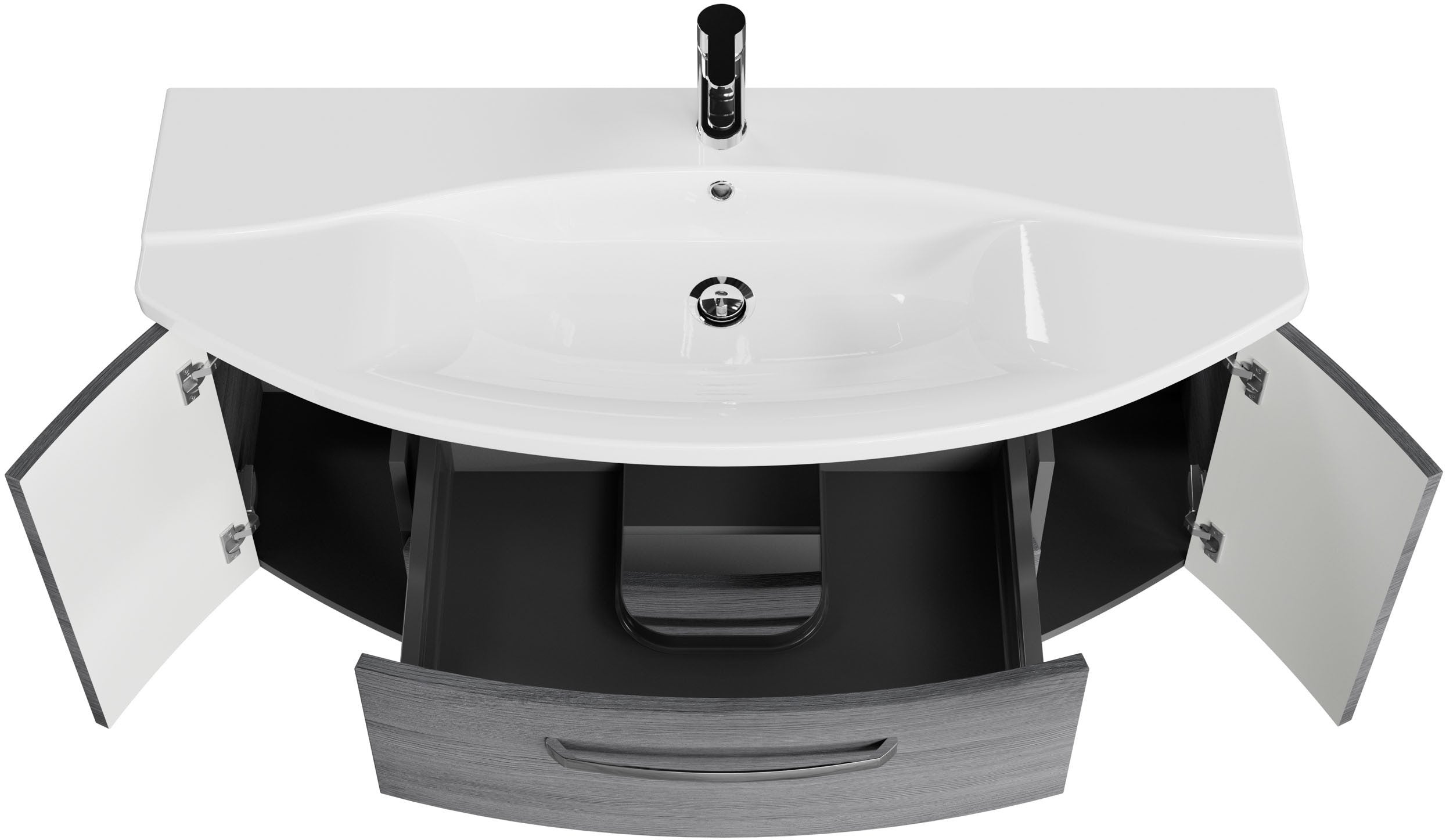 Set Mobilier de Baie „Pelipal 4010”, 122 cm latime Arboteca