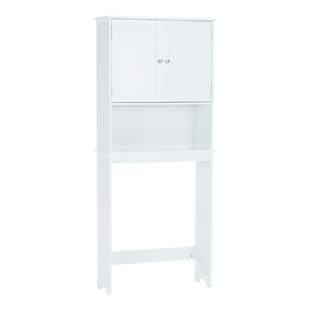 Dulăpior deasupra la WC SLANO 5, alb, 65x22.5x155 cm Kondela