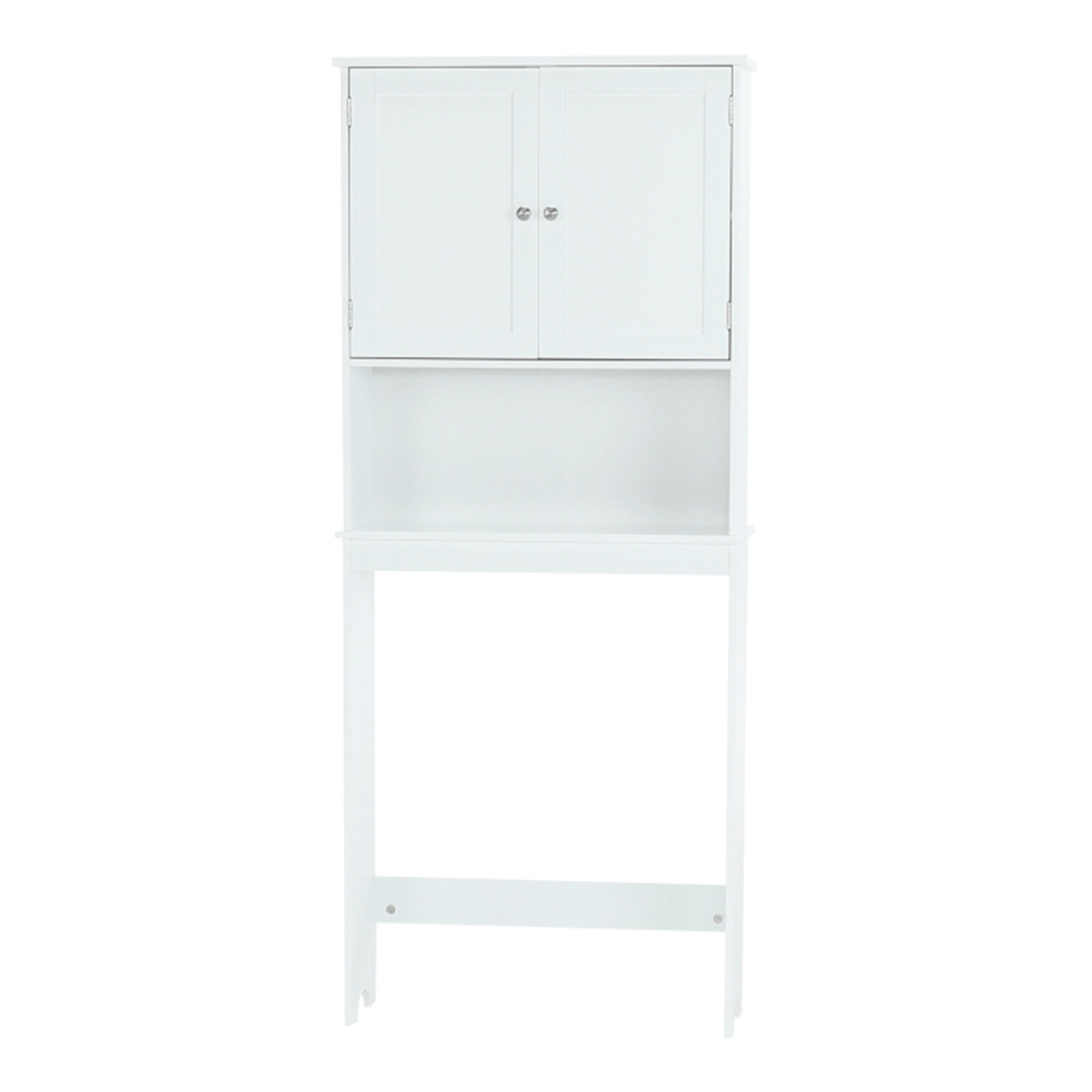 Dulăpior deasupra la WC SLANO 5, alb, 65x22.5x155 cm Kondela