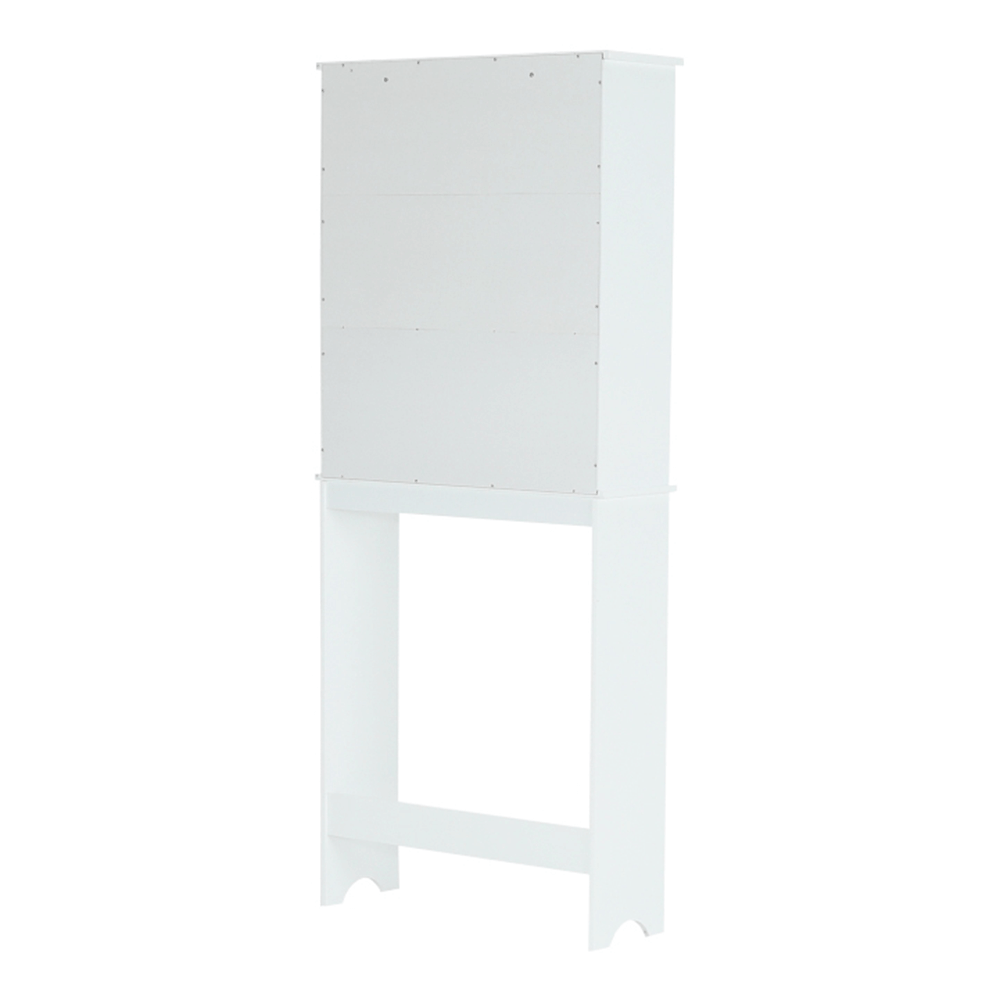 Dulăpior deasupra la WC SLANO 5, alb, 65x22.5x155 cm Kondela