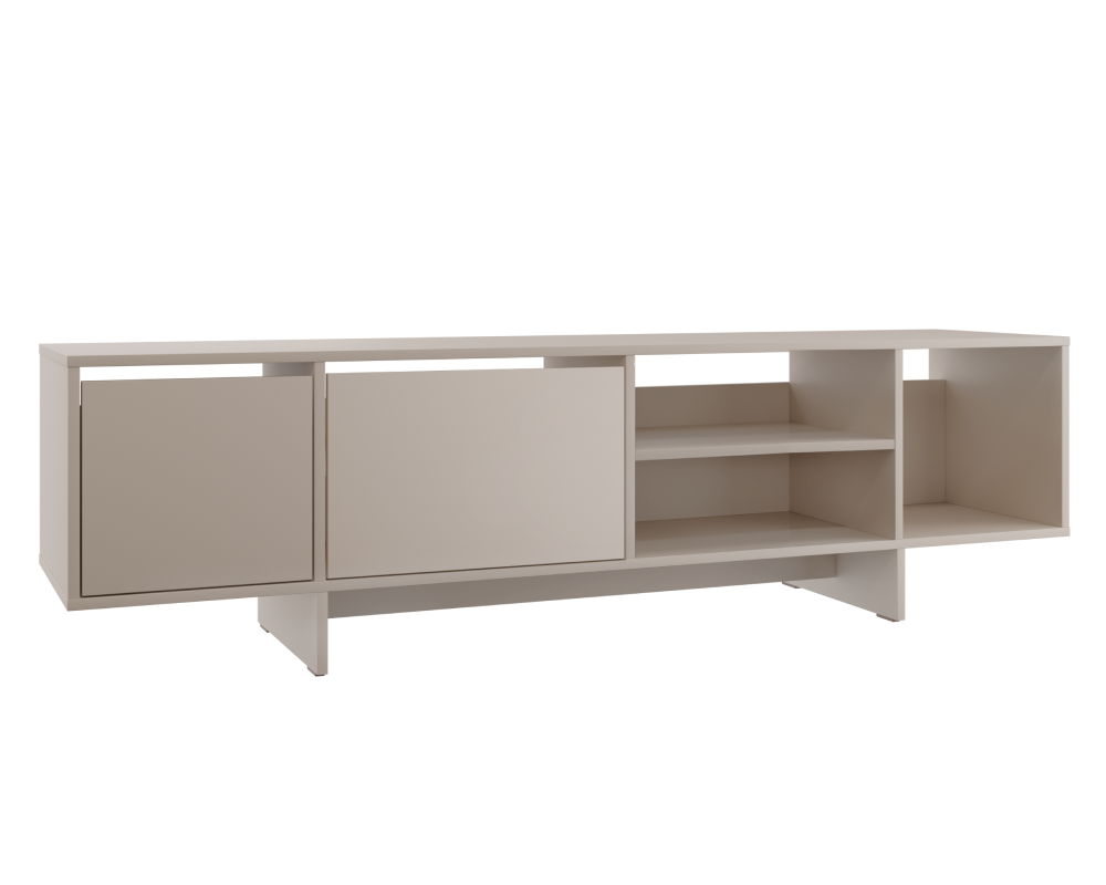Comodă TV STANDO STD01, cașmir, 2 uși, 170 cm Kondela