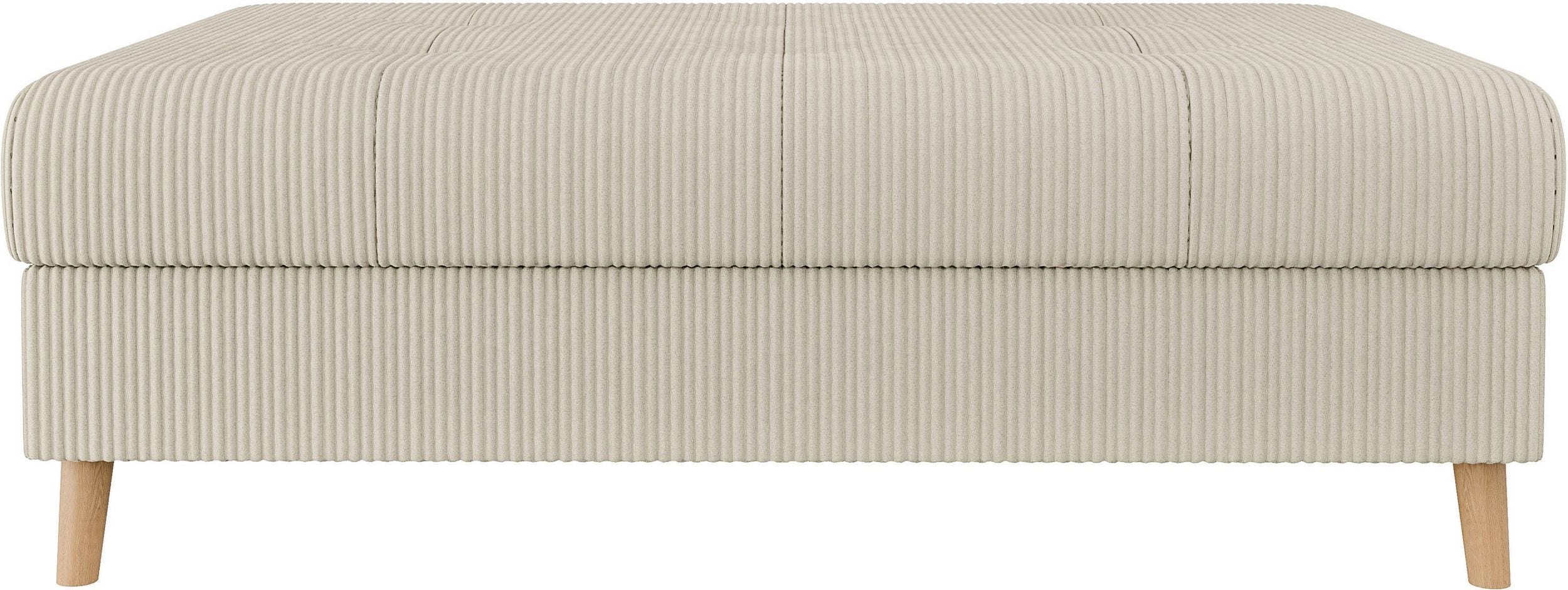 Taburet Charre, Crem, 118 cm latime Arboteca