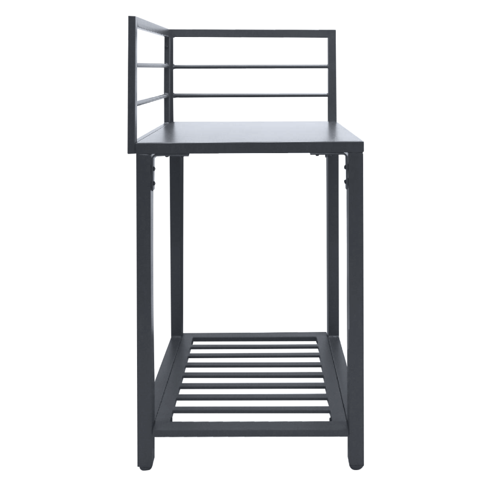 Insulă de bucătărie de grădină de colţ, metal, gri, TANITA TYP 1 Kondela