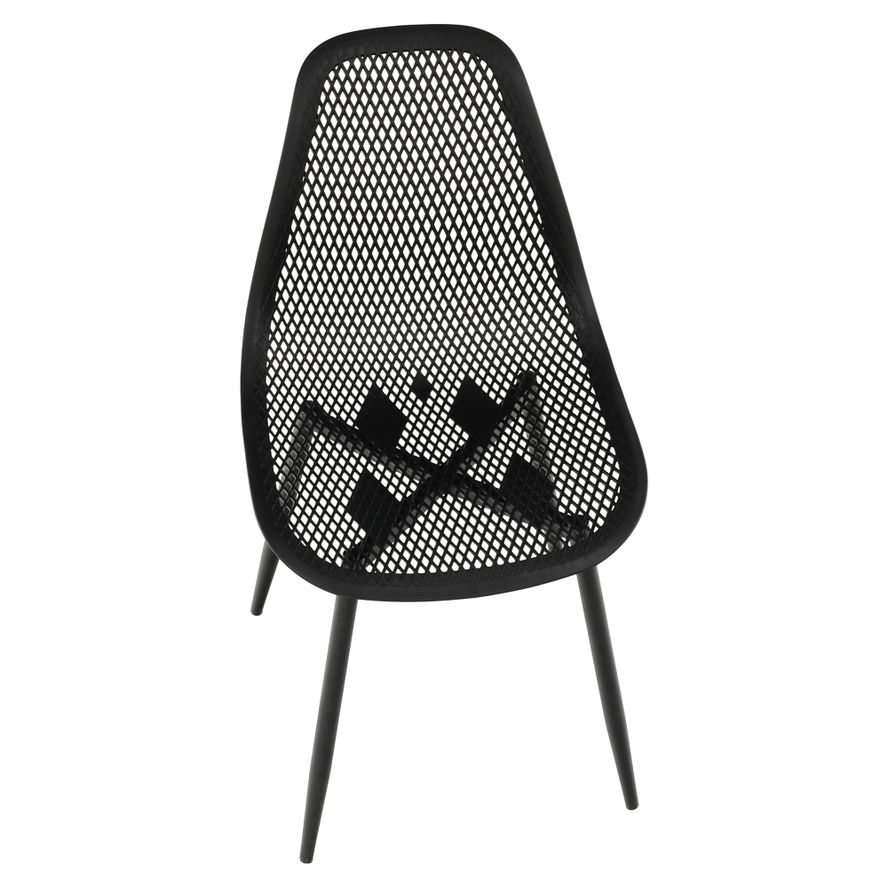 Scaun dining, negru, 37x53x86 cm Kondela