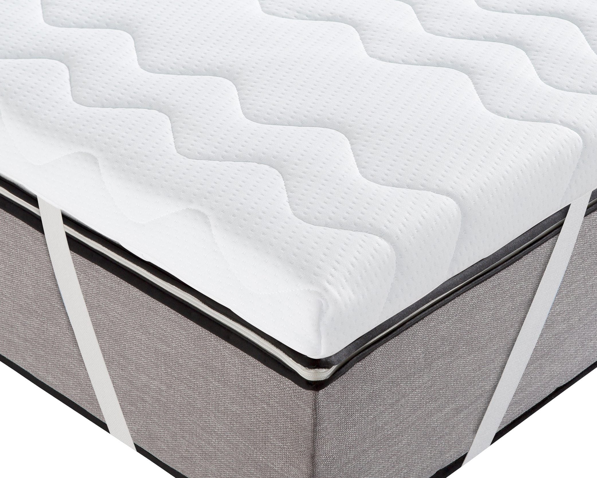 Topper saltea Atran cu spuma cu gel, 90x200 cm, 6 cm inaltime Arboteca