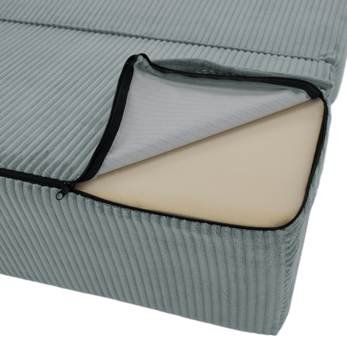 Saltea/scaun pliabil, 2 in 1, mentol, VEDIS Kondela