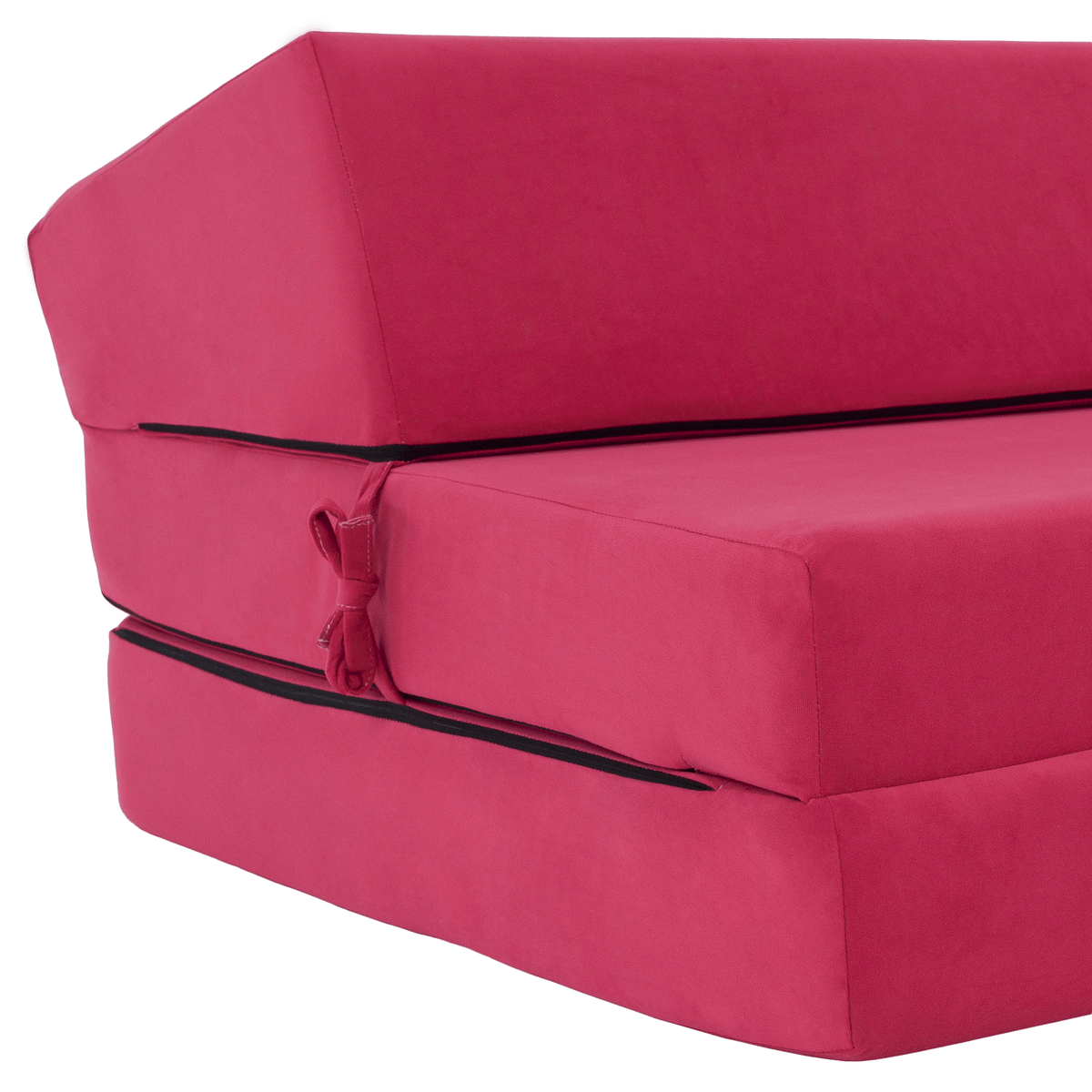 Saltea pliabilă/fotoliu extensibil, 2 in 1, roz magenta, VEDIS Kondela