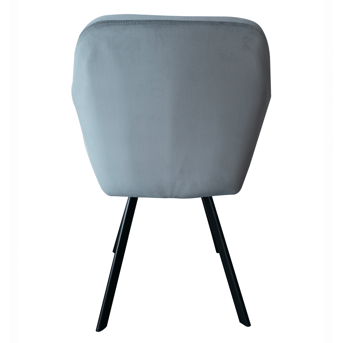 Fotoliu MALAUCENE, material de catifea gri/negru, țesătură Velvet/metal, 60x60x86 cm Kondela