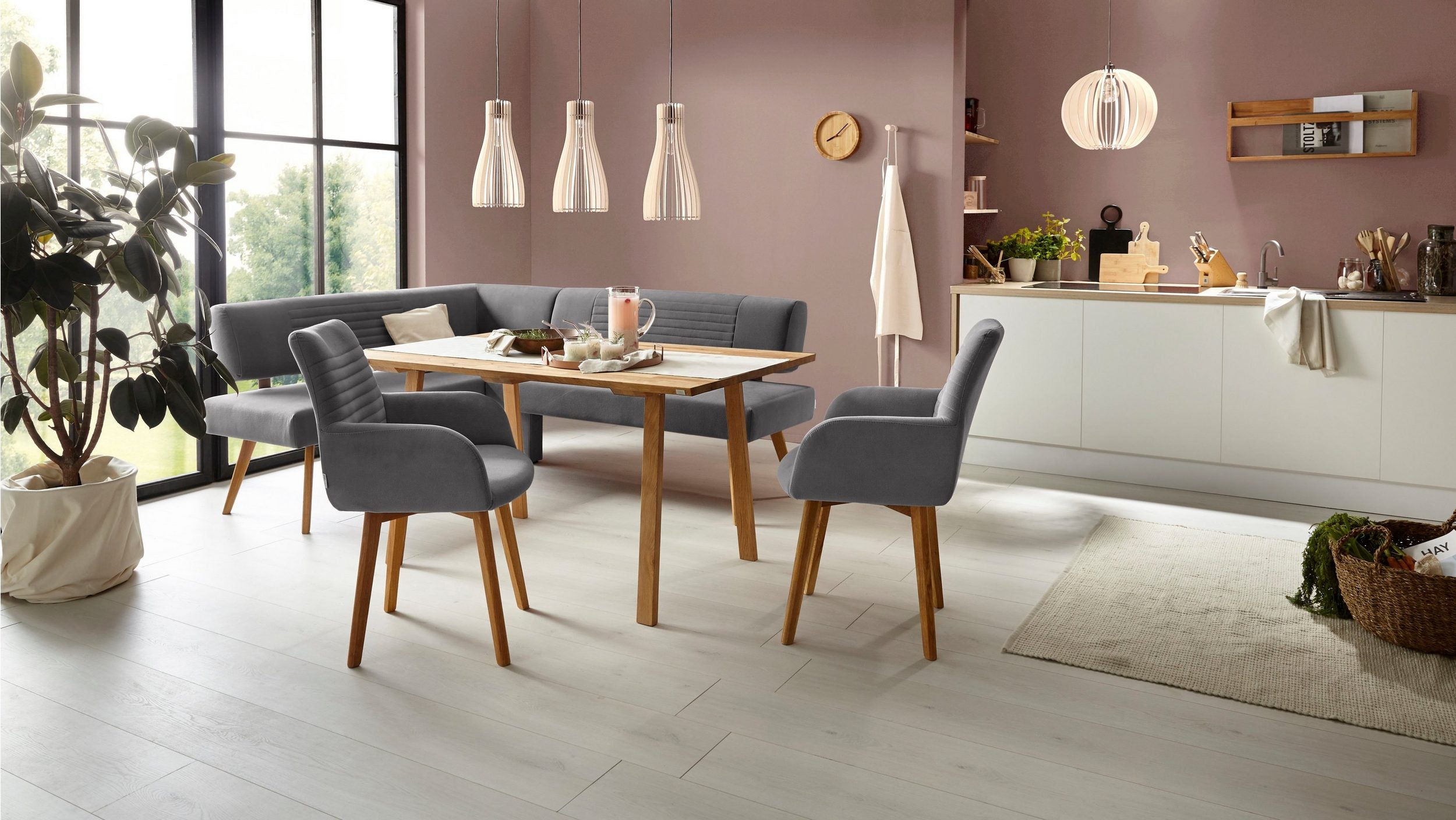 Set de 4 scaune tapitate Alessja Arboteca