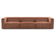 Canapea Extensibilă 5 locuri ZANETTO, cu 3 lăzi depozitare, 340x103x70 cm