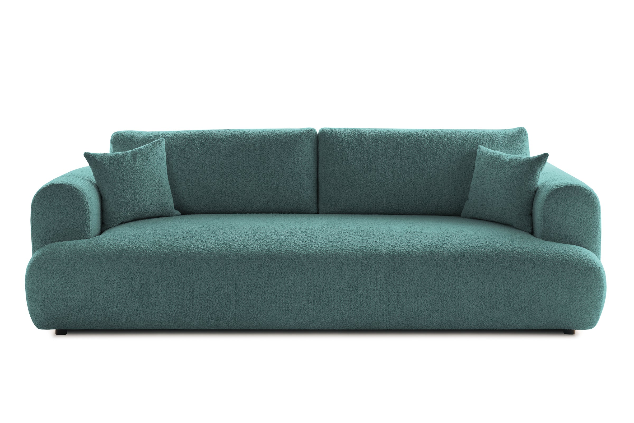 Canapea Extensibilă 3 locuri NOA, cu ladă depozitare, 244x108x80 cm Albastru-Anthology Prestige Home