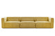 Canapea Extensibilă 5 locuri ZANETTO, cu 3 lăzi depozitare, 340x103x70 cm