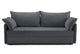 Canapea Extensibilă 3 locuri RIVA, cu ladă depozitare, 206x90x88 cm