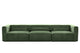 Canapea Extensibilă 5 locuri ZANETTO, cu 3 lăzi depozitare, 340x103x70 cm