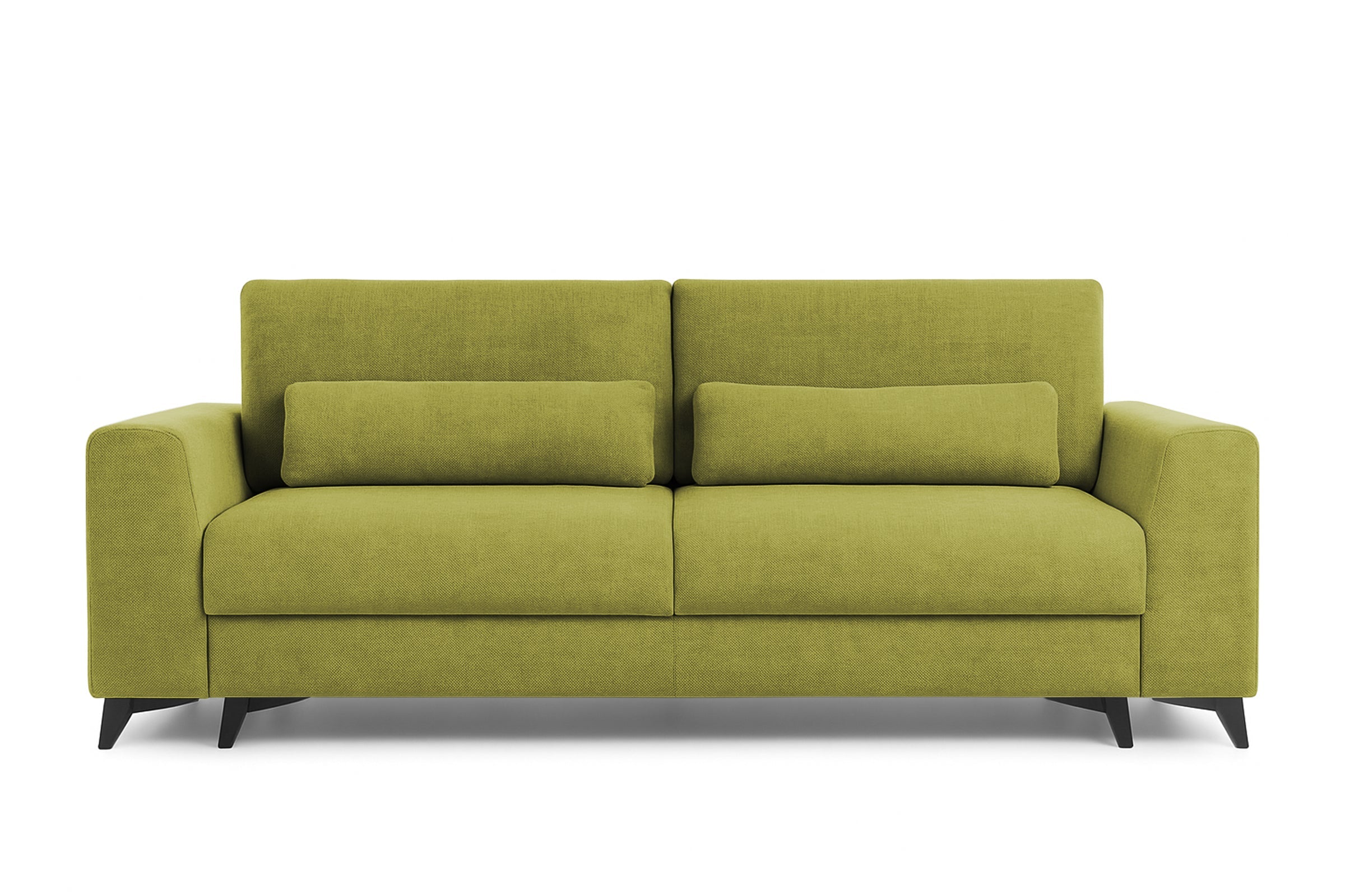 Canapea Extensibilă 3 locuri TIVOLI, cu ladă depozitare, 240x105x95 cm Verde-Olive-Mystery Prestige Home