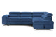 Colțar Extensibil TIME NEW, cu lada depozitare, tetiere reglabile, 285x220x95 cm